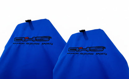 🇦🇺 Hand Made Royal Blue Genuine AXS Pro Sports Slip On Car Seat Covers