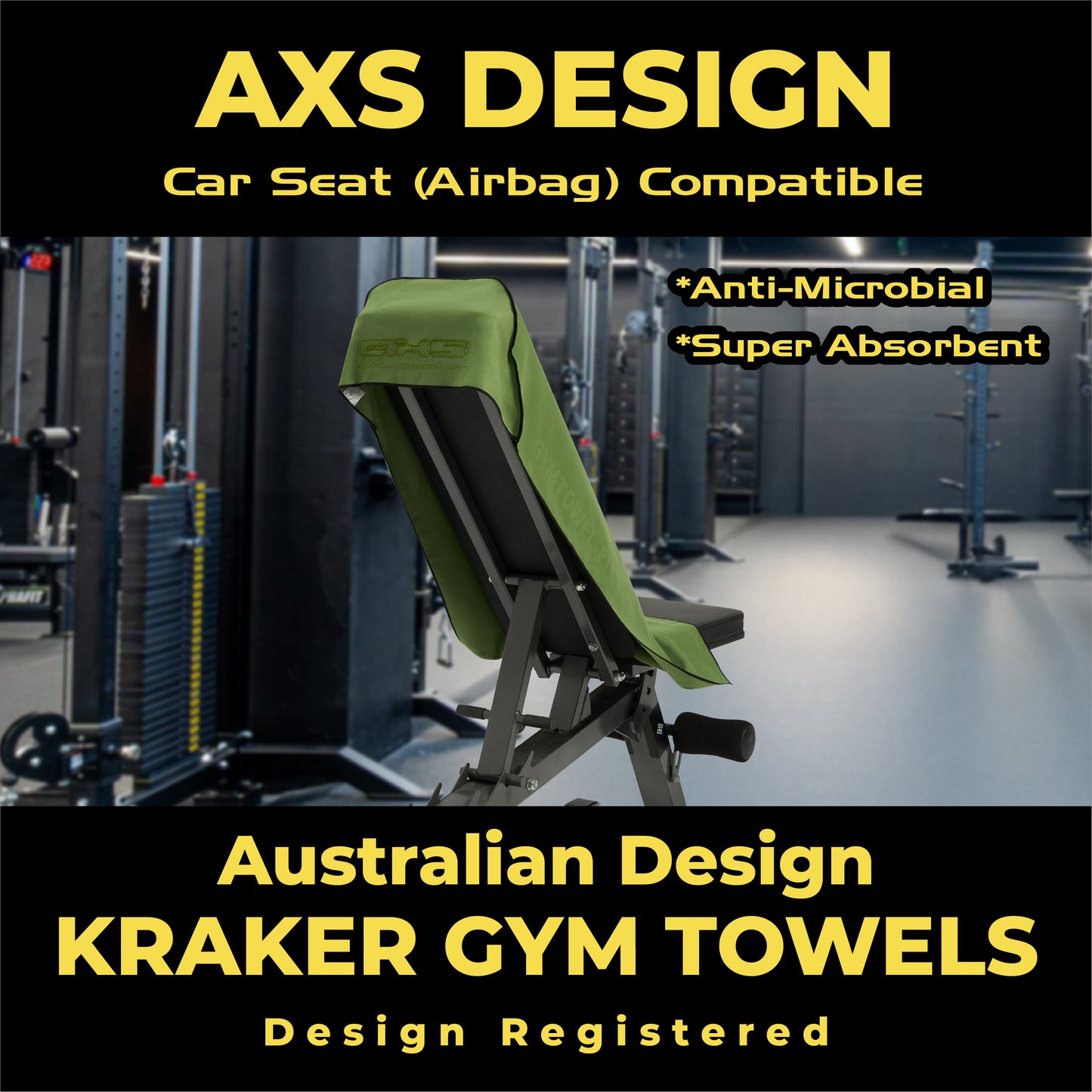 AXS Classic Mocha Pro Sports Seat Cover/s