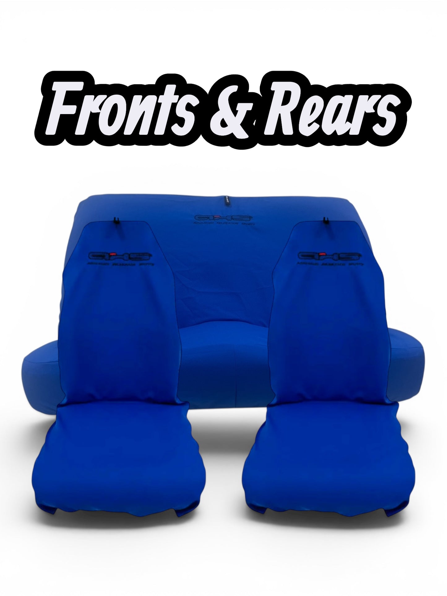 🇦🇺 Hand Made Royal Blue plain no logo AXS Pro Sports Seat Covers