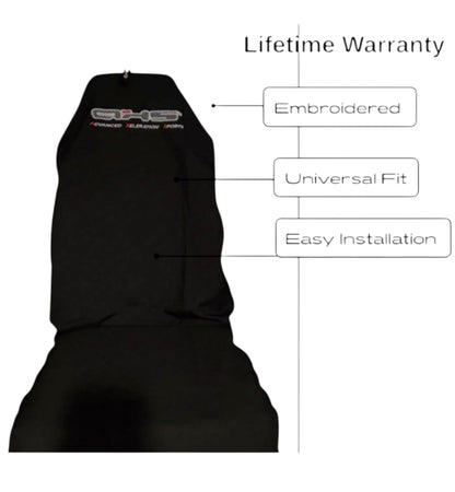 Classic Black AXS Seat Cover/s Suit RECARO Seats