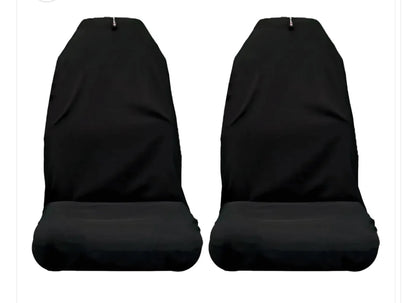 🇦🇺 Hand Made Classic Plain Black AXS Rear Bench Car Seat Covers