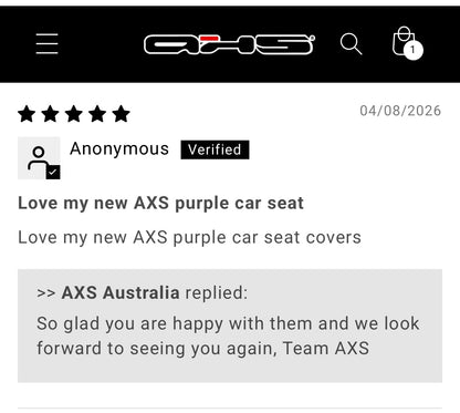 🇦🇺 Hand Made Deep Purple AXS Pro Sports Slip On Seat Covers