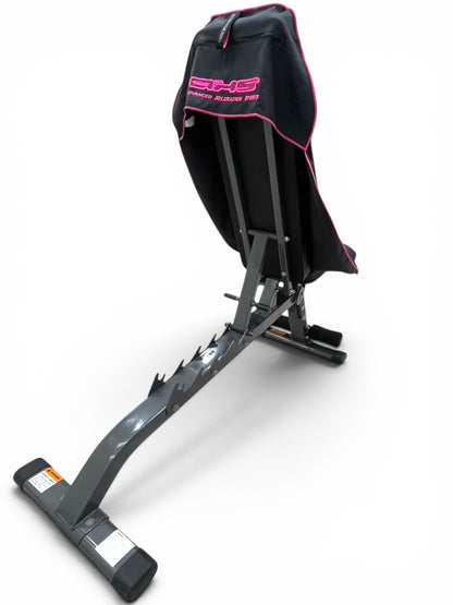 Too🔥 Version 2.0! Hot Pink on Black AXS Pro Sports Gym bench-Beach-Car Seat Towel (XL)