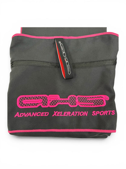 Too🔥.Version 2.0! Hot Pink on Black AXS Pro Sports Gym bench-Beach-Car Seat Towel (L)