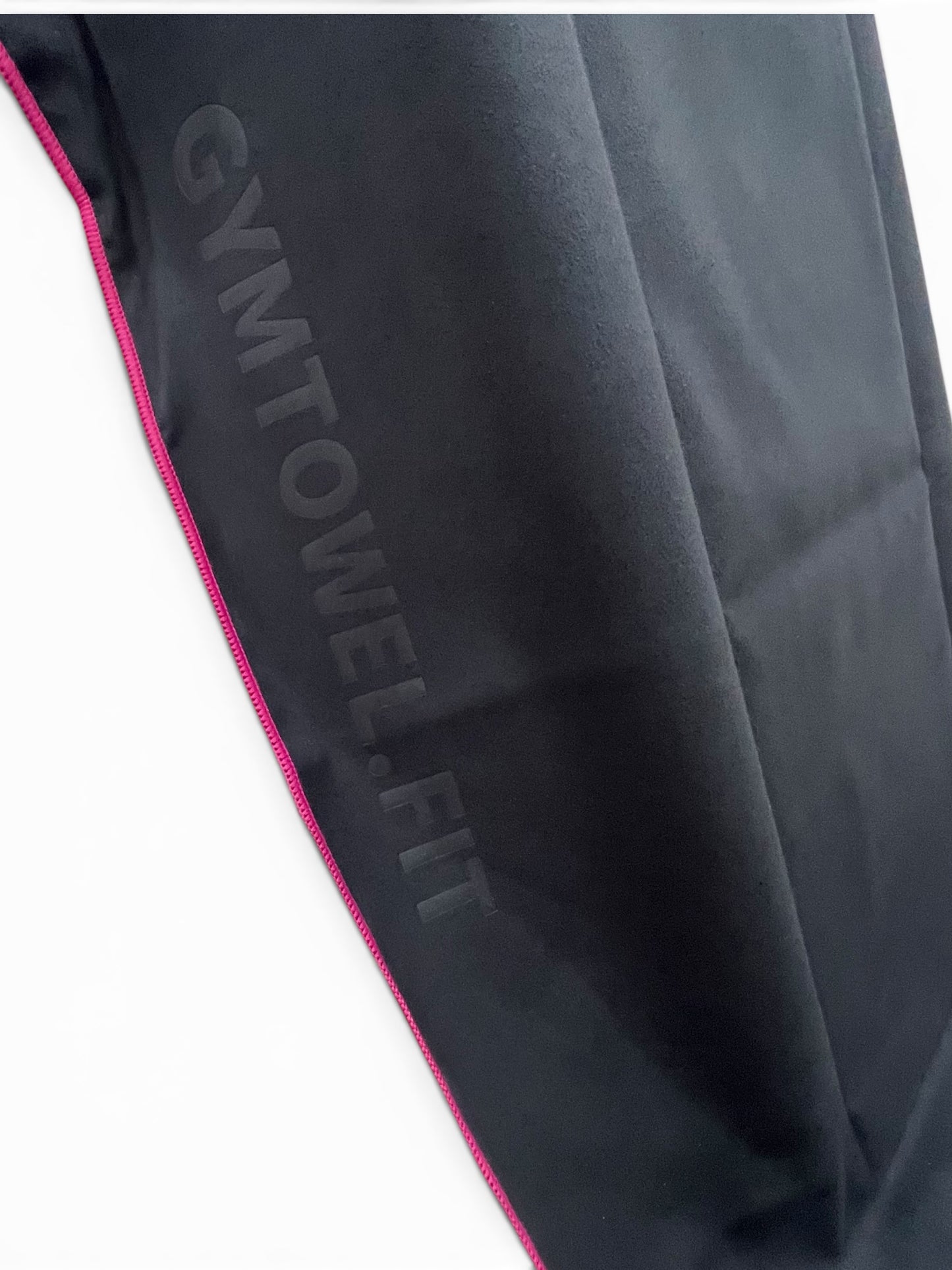 Too🔥 Version 2.0! Hot Pink on Black AXS Pro Sports Gym bench-Beach-Car Seat Towel (XL)