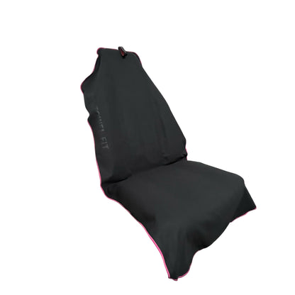Too🔥 Version 2.0! Hot Pink on Black AXS Pro Sports Gym bench-Beach-Car Seat Towel (XL)