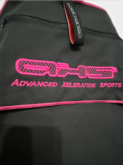 Too🔥 Version 2.0! Hot Pink on Black AXS Pro Sports Gym bench-Beach-Car Seat Towel (XL)