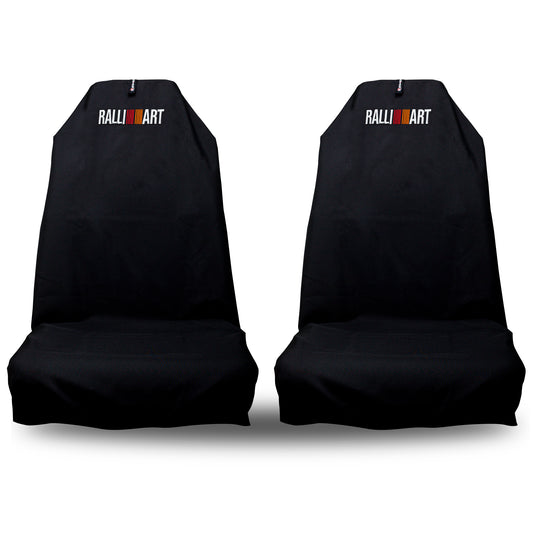 🇦🇺 Hand Made Oversized Black Ralliart Pro Sports Recaro & Bride Seat Covers