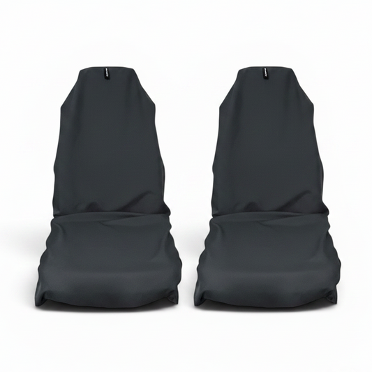 Classic Plain Grey AXS Pro Sports Slip On Seat Covers Suit Recaro and Bride Seats 🇦🇺