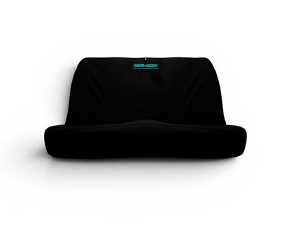 🇦🇺 Hand Made Tiffany Blue AXS Logo on Black Recaro & Bride Pro Sports Slip On Seat Covers