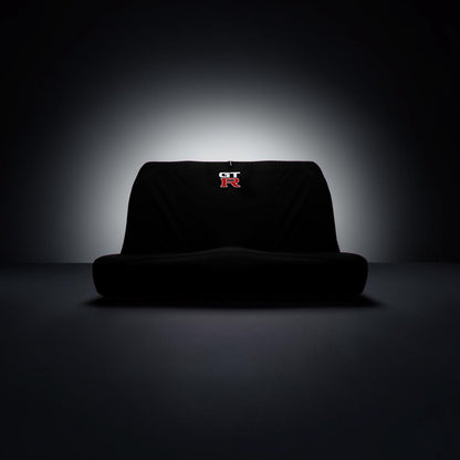 Black GTR 2 Piece Rear Bench