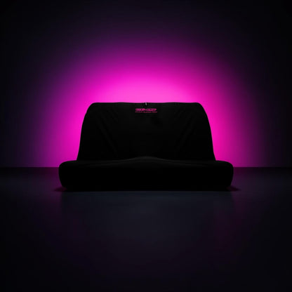 Neon Hot Pink on Black Universal AXS Slip-On's - Also fit Recaro & Bride Seats