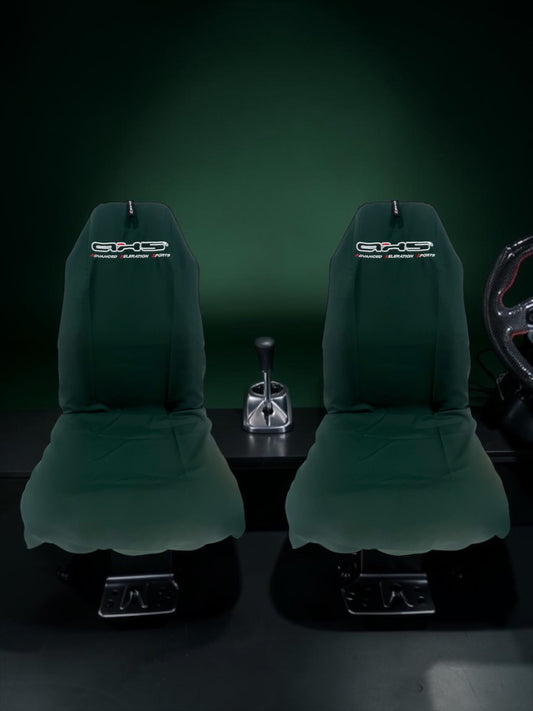 British Racing Green Universal AXS Slip-On's - Also fit Recaro & Bride Seats