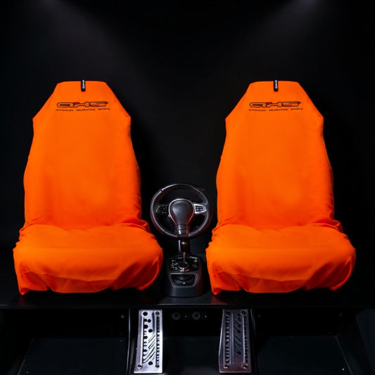 Bright Orange Universal AXS Slip-On's - Also fit Recaro & Bride Seats