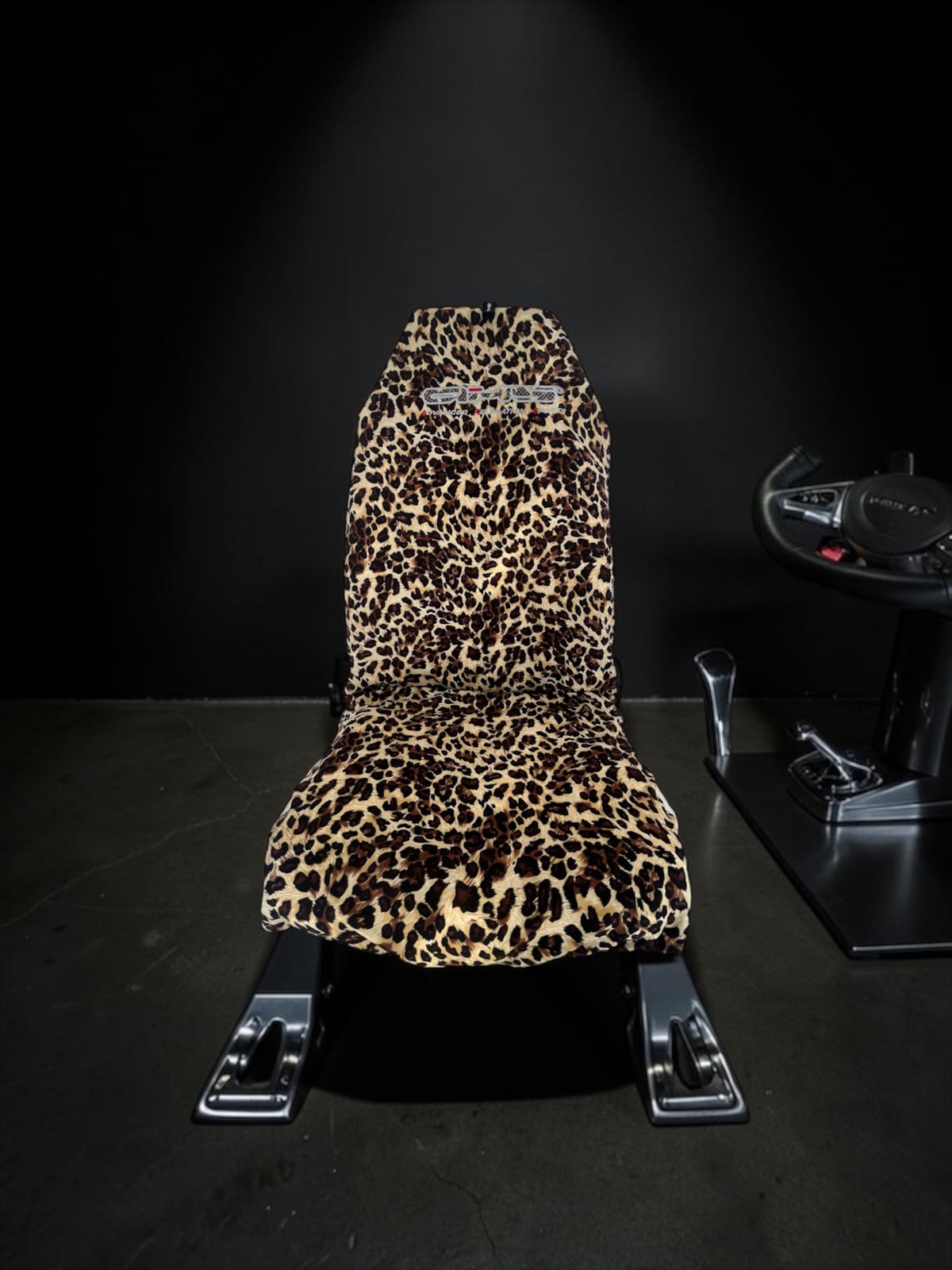 Leopard Print Universal AXS Slip-On's - Also fit Recaro & Bride Seats