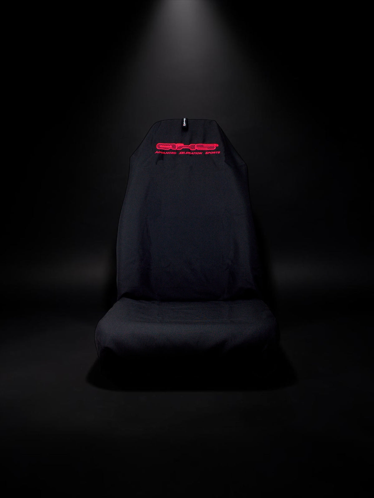 Neon Red on Black Universal AXS Slip-On's - Also fit Recaro & Bride Seats