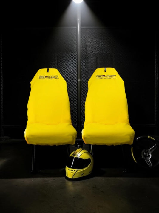 Classic Yellow Universal AXS Slip-On's - Also fit Recaro & Bride Seats
