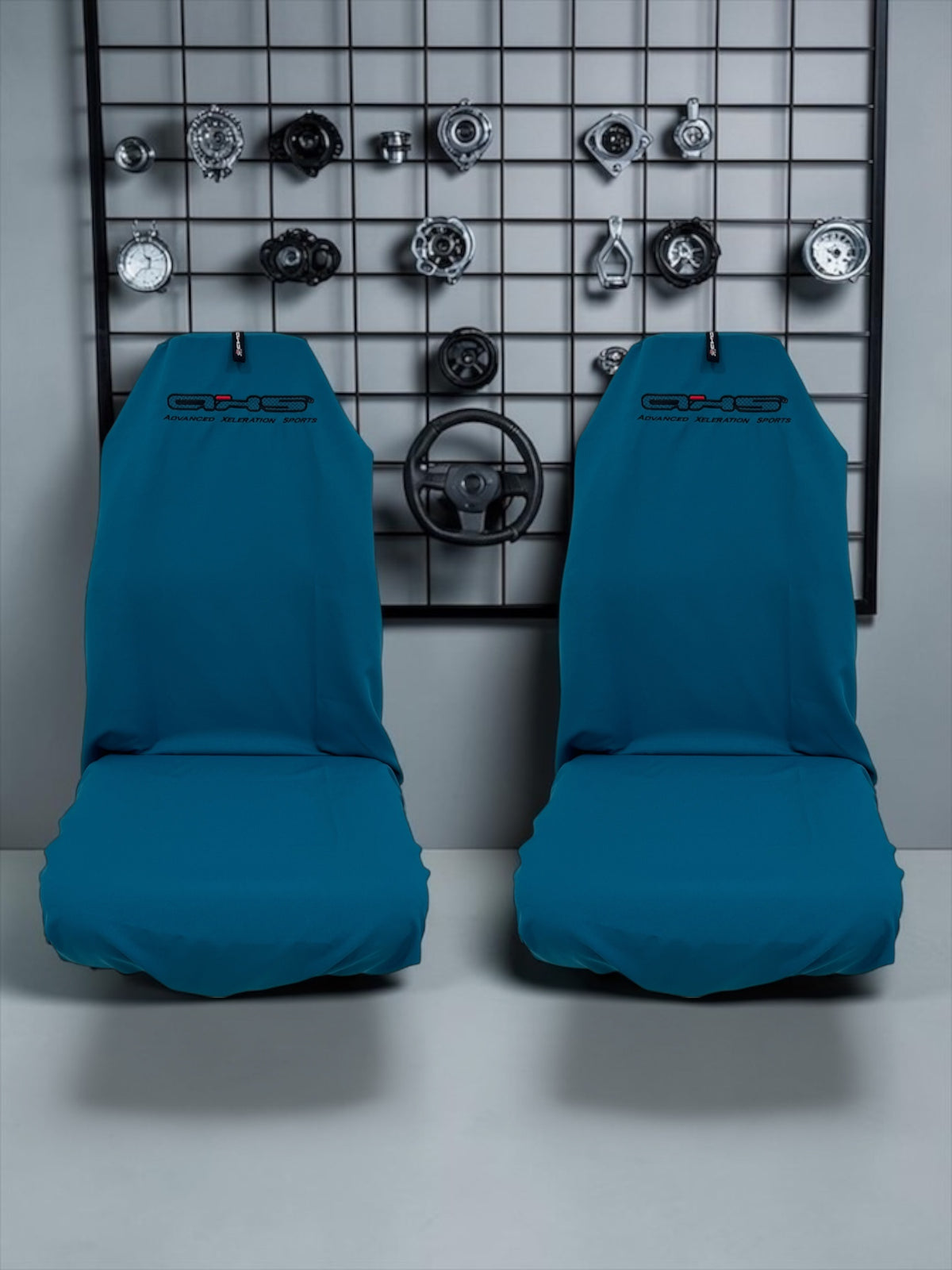 Cobalt Blue Universal AXS Slip-On's - Also fit Recaro & Bride Seats