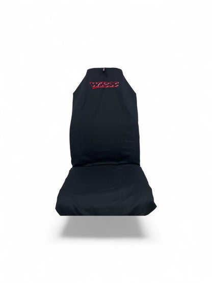 Red on Black WRX Universal AXS Slip-On's - Also fit Recaro & Bride Seats