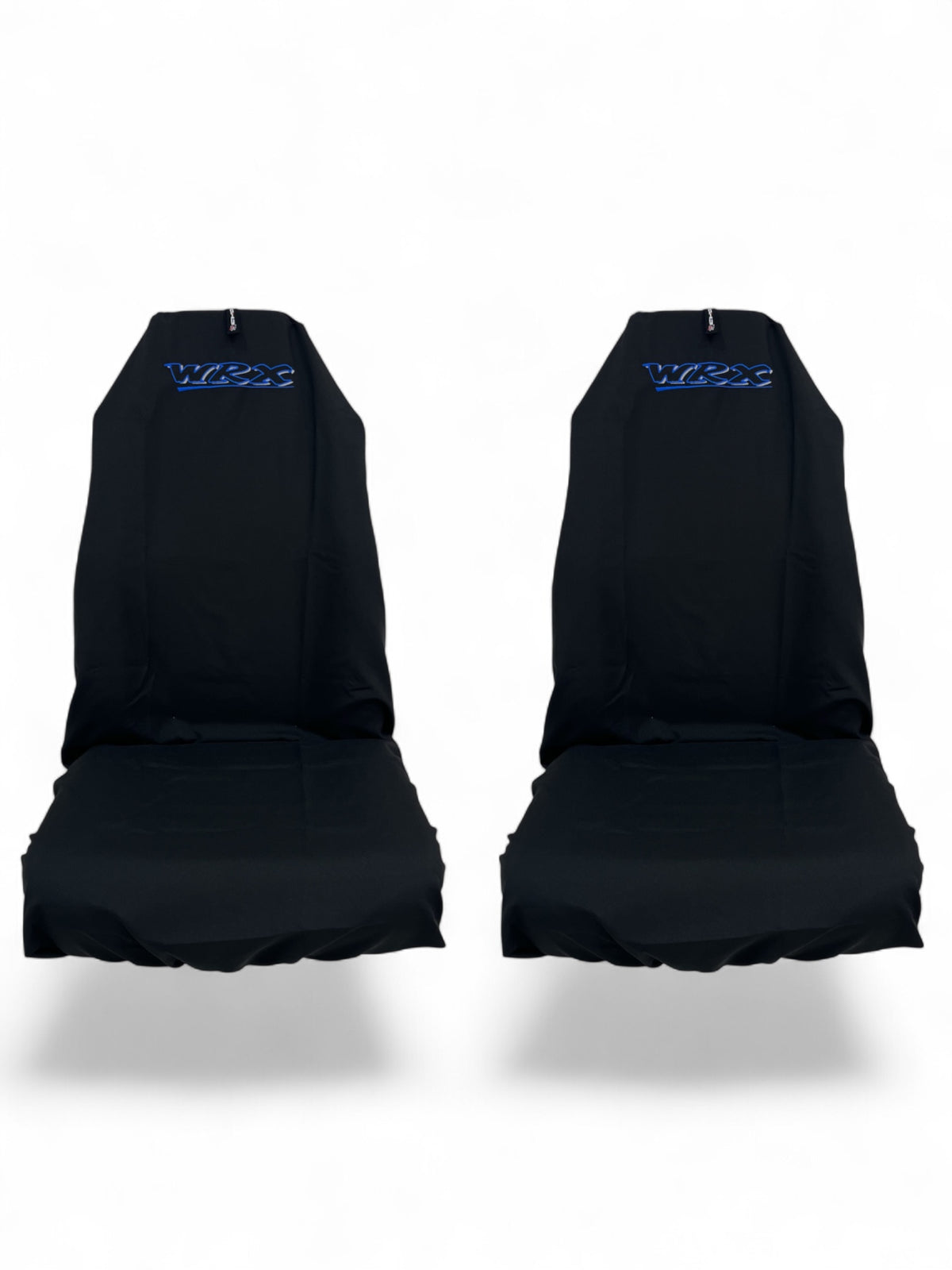 Blue on Black WRX Universal Slip-On's - Also fit Recaro & Bride Seats