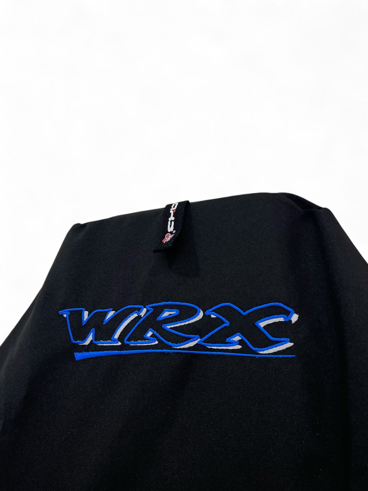 Blue on Black WRX Universal Slip-On's - Also fit Recaro & Bride Seats