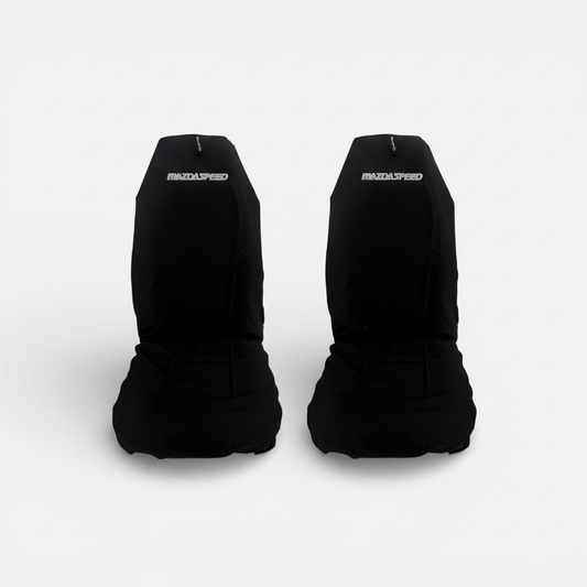 Pair Black Mazdaspeed Pro Sports Seat Covers
