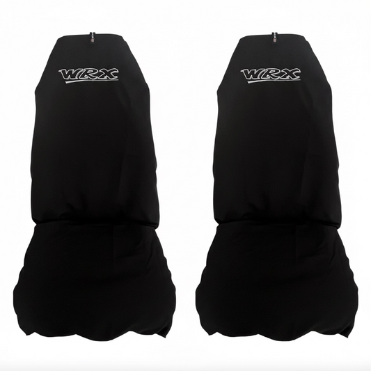 Pair Black WRX Pro Sports Seat Covers
