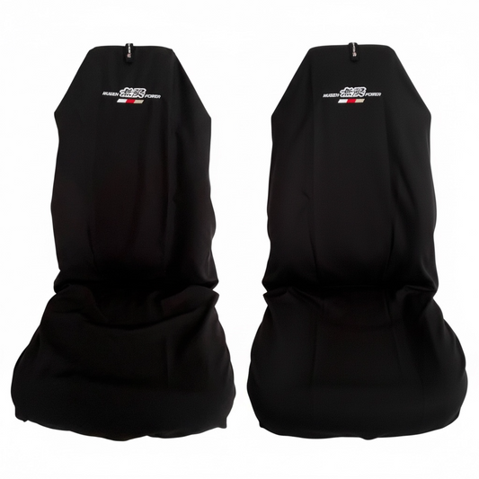 Pair Black MUGEN Pro Sports Seat Cover