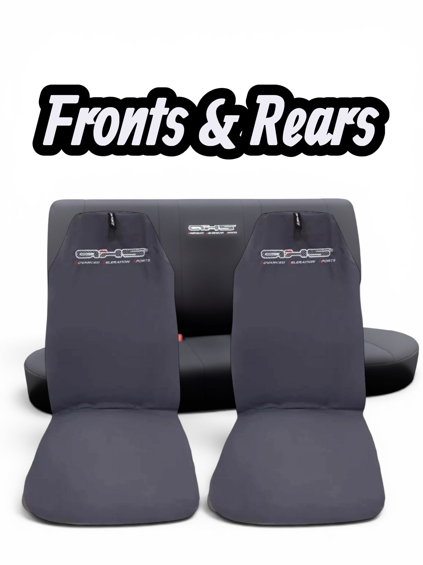 🇦🇺 Hand Made Classic Mid Grey Genuine AXS Slip On Pro Sports Seat Covers
