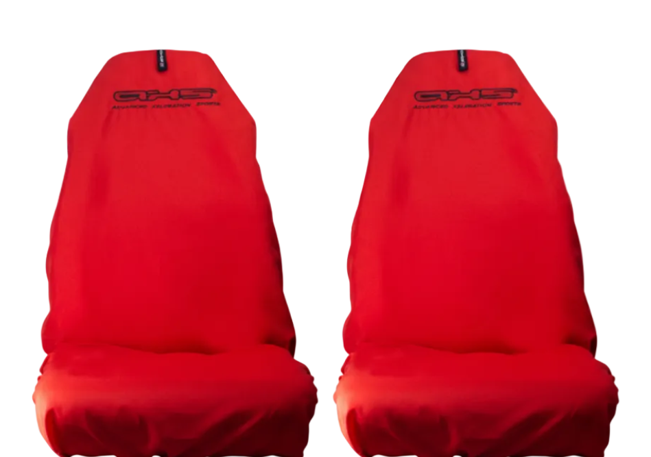 🇦🇺 Hand Made Classic Red AXS Pro Sports Slip On Seat Covers