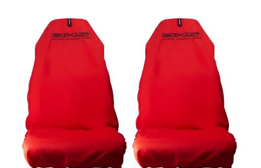 🇦🇺 Hand Made Classic Red AXS Pro Sports Slip On Seat Covers