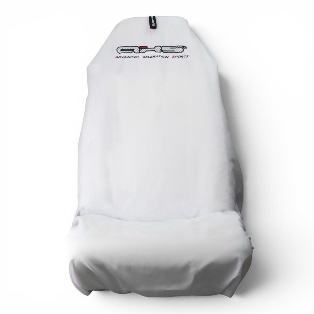 🇦🇺 Hand Made Classic Alpine White AXS Slip On Pro Sports Seat Covers