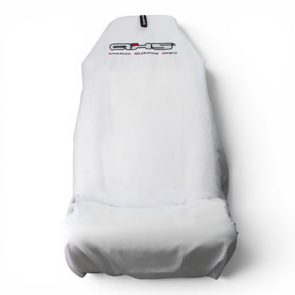 🇦🇺 Hand Made Classic Alpine White AXS Slip On Pro Sports Seat Covers