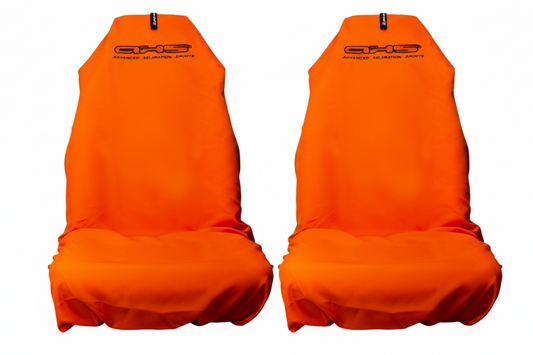 🇦🇺 Hand Made Classic Bright Orange AXS Pro Sports Slip On Seat Covers