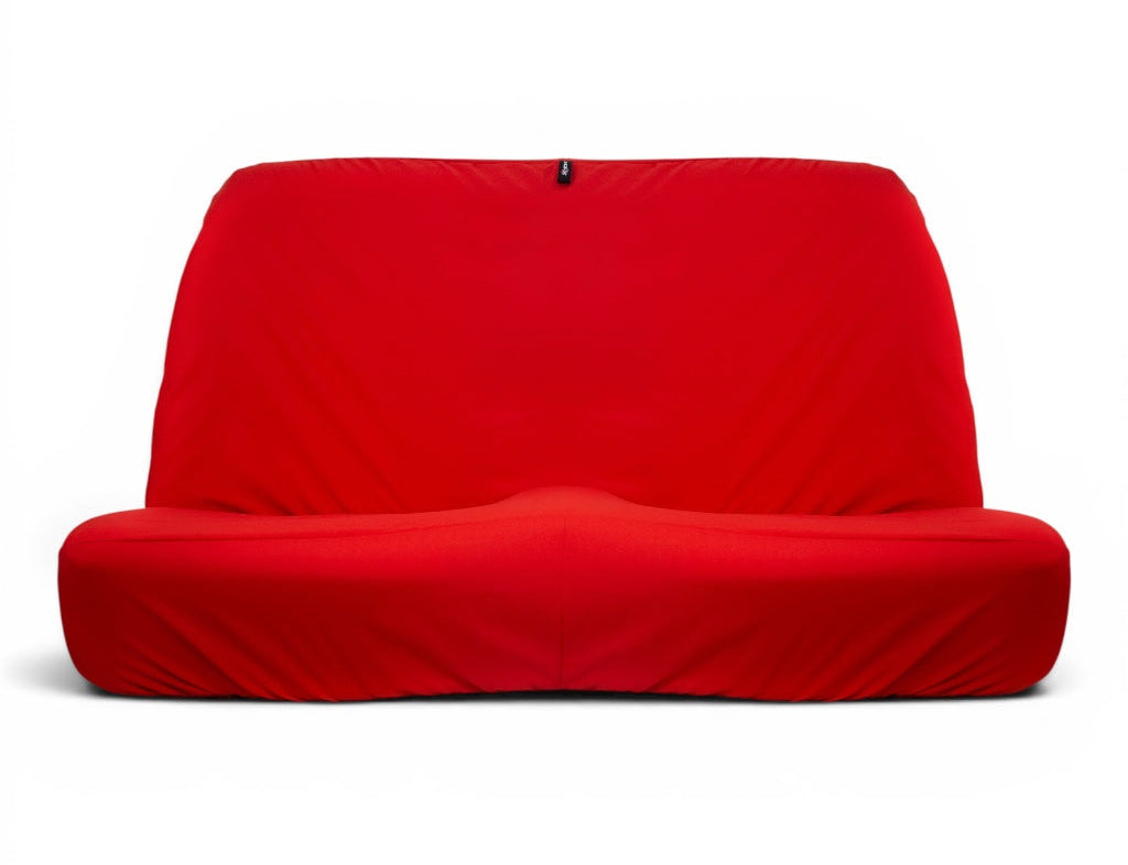 🇦🇺 Hand Made AXS Red Plain Pro Sports Slip On Seat Covers