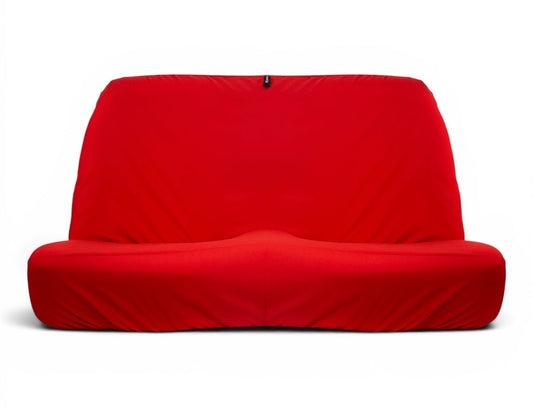 🇦🇺 Hand Made Classic Plain Red AXS Rear Bench Car Seat Cover Set