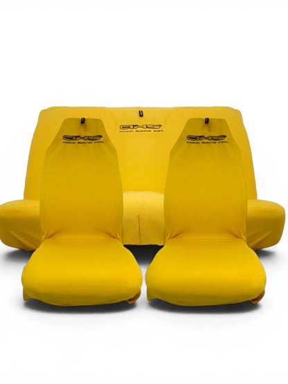 🇦🇺 Hand Made Classic Yellow AXS Pro Sports Slip On Seat Covers