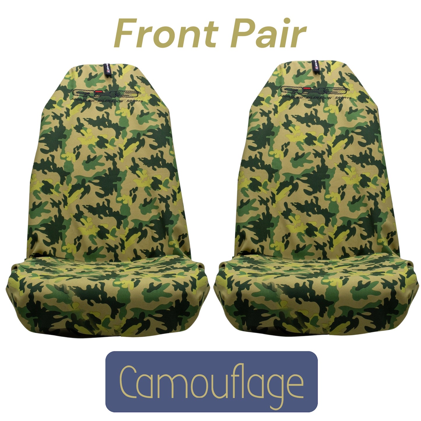 🇦🇺 Hand Made Camouflage Classic AXS Pro Sports Slip On Seat Covers 🇦🇺
