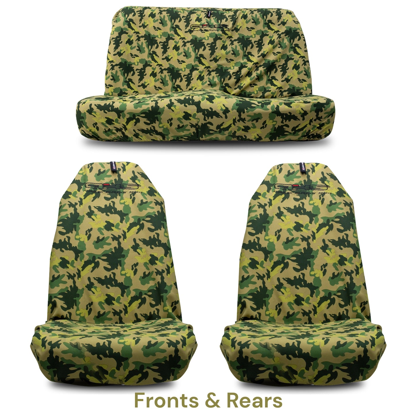 🇦🇺 Hand Made Camouflage Classic AXS Pro Sports Slip On Seat Covers 🇦🇺