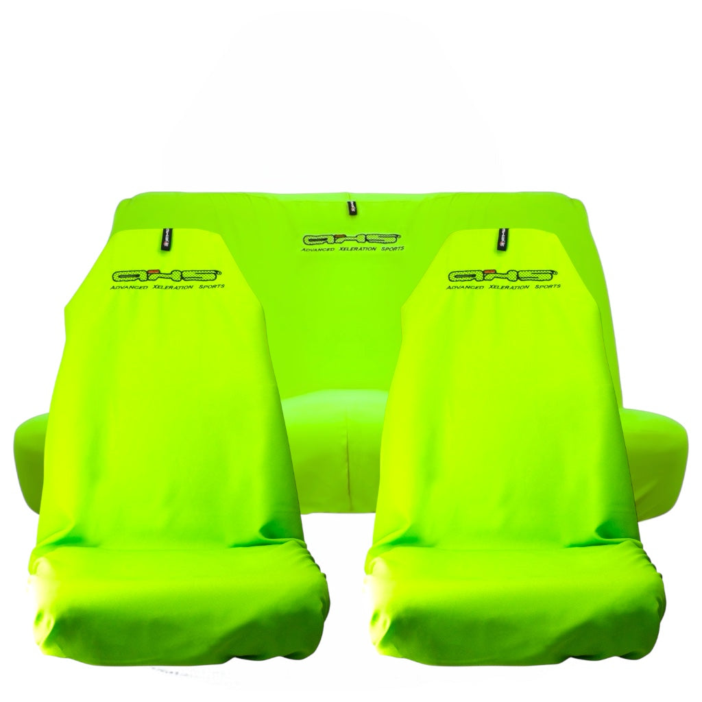 Hand Made Viper Green AXS Pro Sports Slip On Seat Covers 🇦🇺