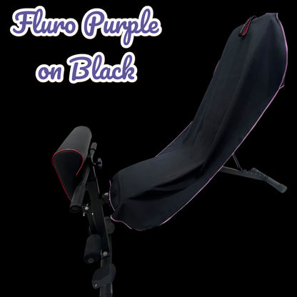 Too🔥.Version 2.0!! Purple on Black AXS Pro Sports Gym bench-Beach-Car Seat Towel (Regular)