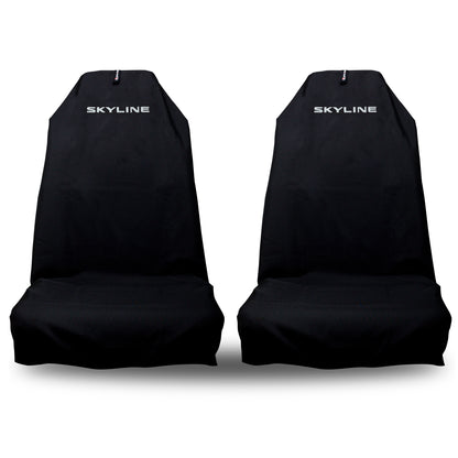 Black SKYLINE Universal AXS Slip-On's - Also fit Recaro & Bride Seats