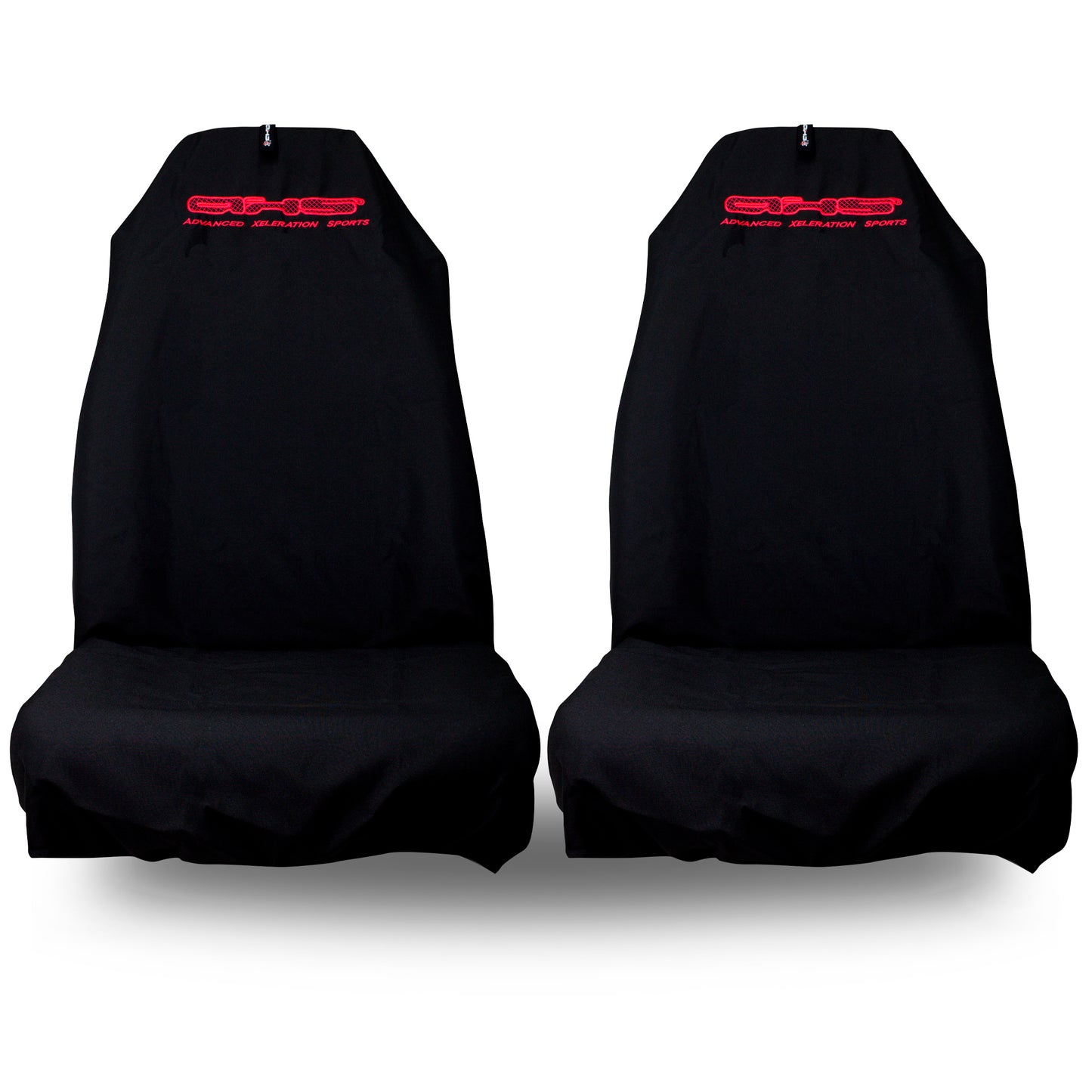🇦🇺 Hand Made Fluro Red on Classic Black AXS Pro Sports Recaro & Bride Seat Covers