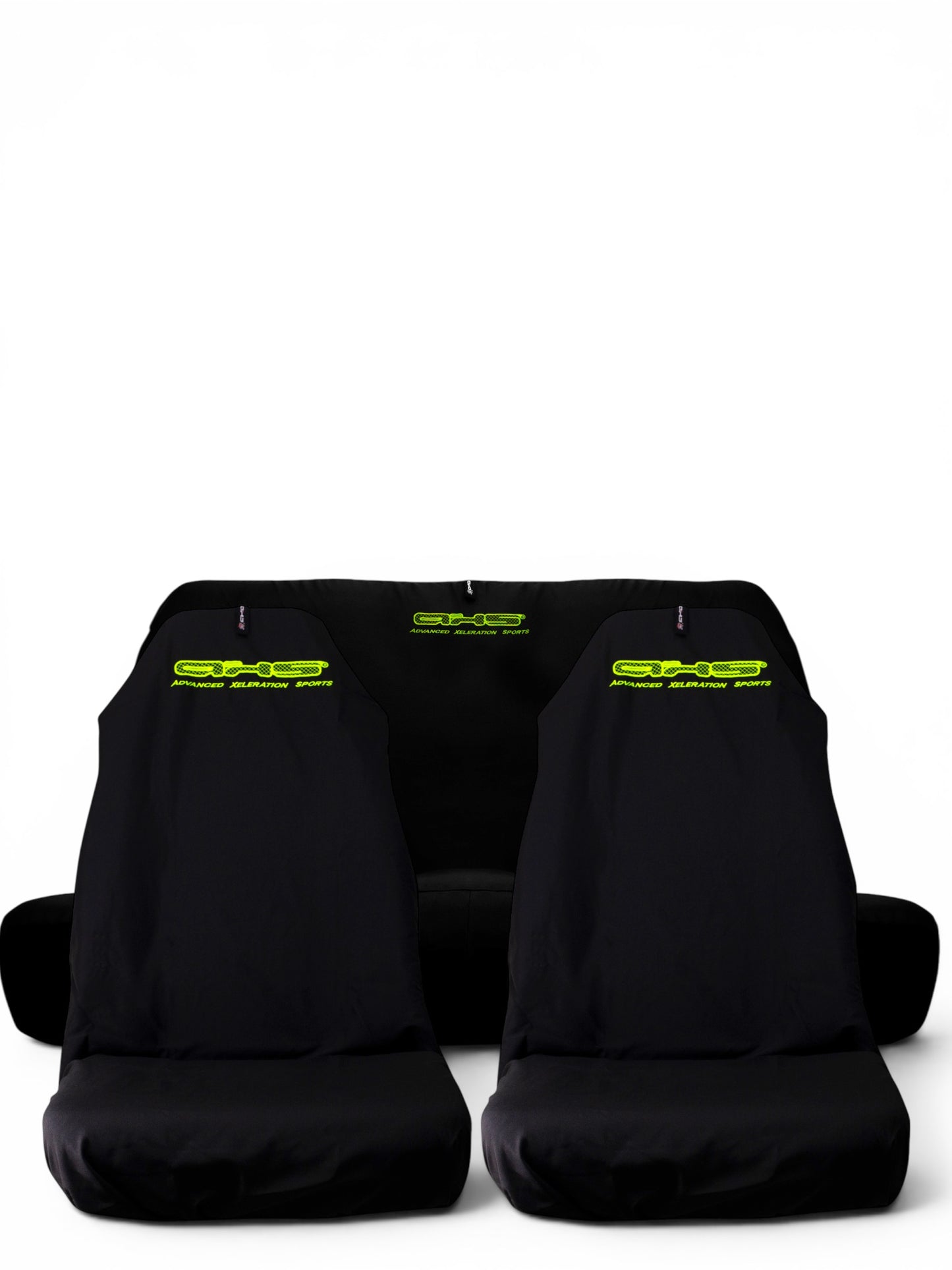 🇦🇺 Hand Made Fluro Yellow on Classic Black AXS Pro Sports Recaro & Bride Seat Covers