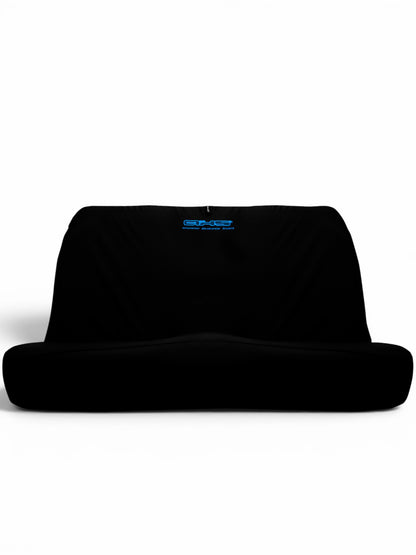 🇦🇺 Hand Made Fluro Blue on Black AXS Slip-on Pro Sports Seat Covers