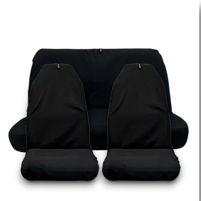 Plain Black AXS Universal AXS Slip-On's - Also fit Recaro & Bride Seats