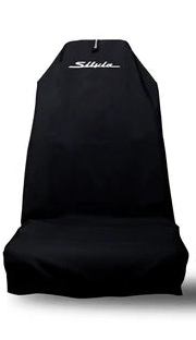 Pair Superior Quality Black SILVIA Pro Sports Slip On Seat Covers 🇦🇺