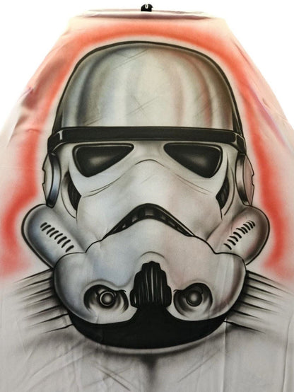 🇦🇺 Hand Airbrushed Storm Trooper AXS Pro Sports Slip On Seat Covers