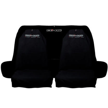 🇦🇺 Hand Made Classic Black AXS Slip On Pro Sports Seat Covers