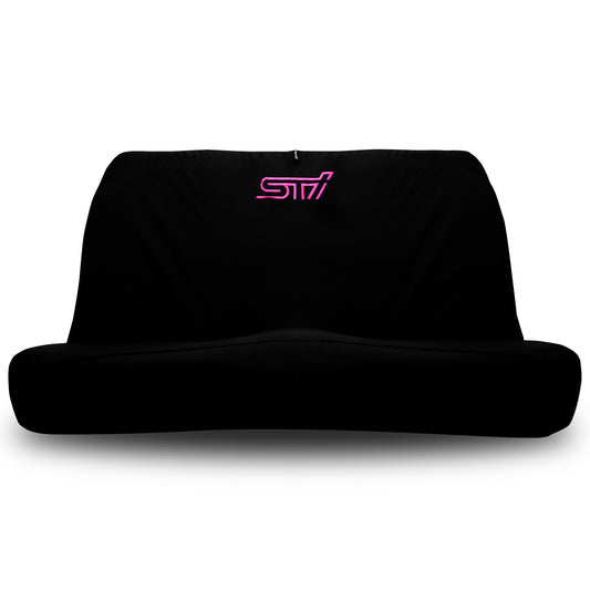 Premium Black STI Seat Covers universal design to fit Subaru rear seats 🇦🇺